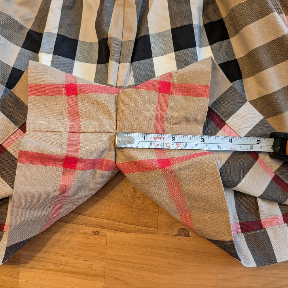 Burberry Girls Nova Check Skort Plaid Pleated Beige Size 6Y (Est.) - Picture 10 of 11